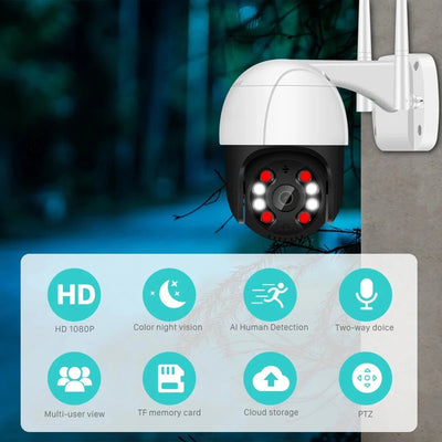 Smart Outdoor Security Camera For Home Monitoring - Enovarah