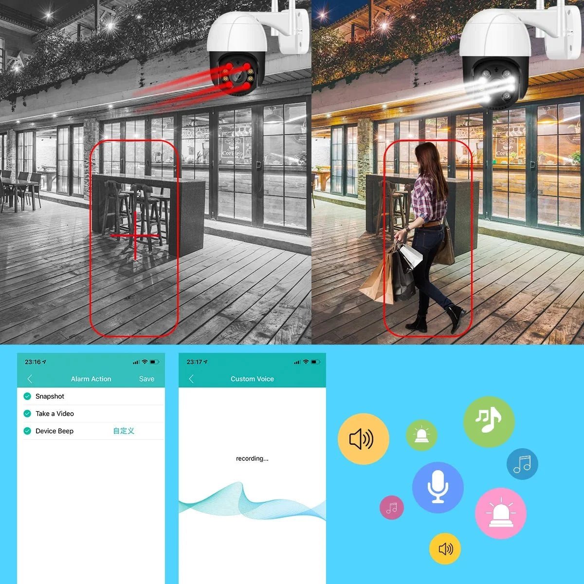 Smart Outdoor Security Camera For Home Monitoring - Enovarah