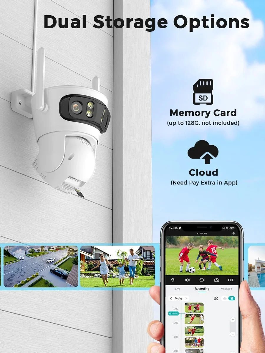 Smart Outdoor Security Camera for Home Protection - Enovarah