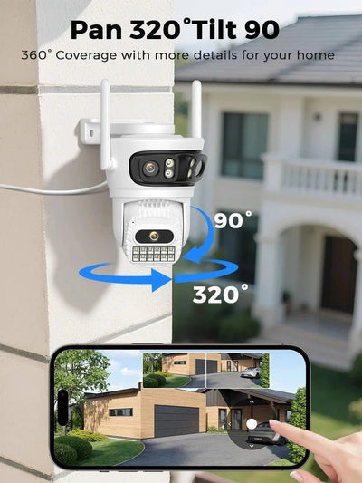 Smart Outdoor Security Camera for Home Protection - Enovarah