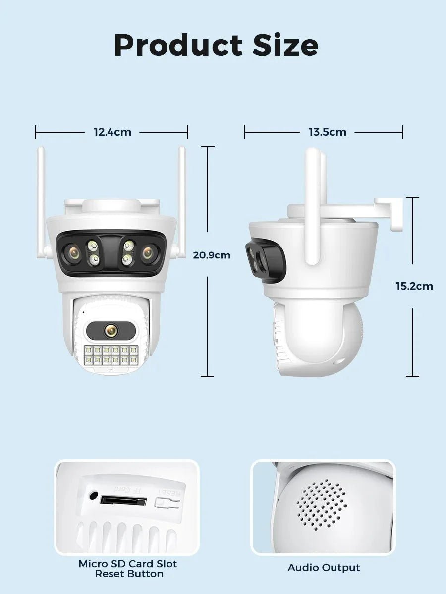 Smart Outdoor Security Camera for Home Protection - Enovarah