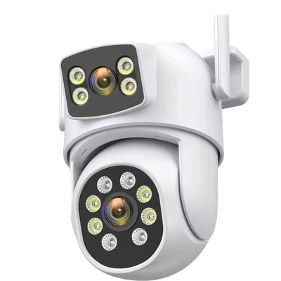 Smart Outdoor Security Camera With AI Dual Lens - Enovarah