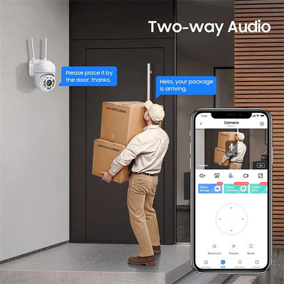 Smart Outdoor Surveillance Camera for Complete Home Protection - Enovarah