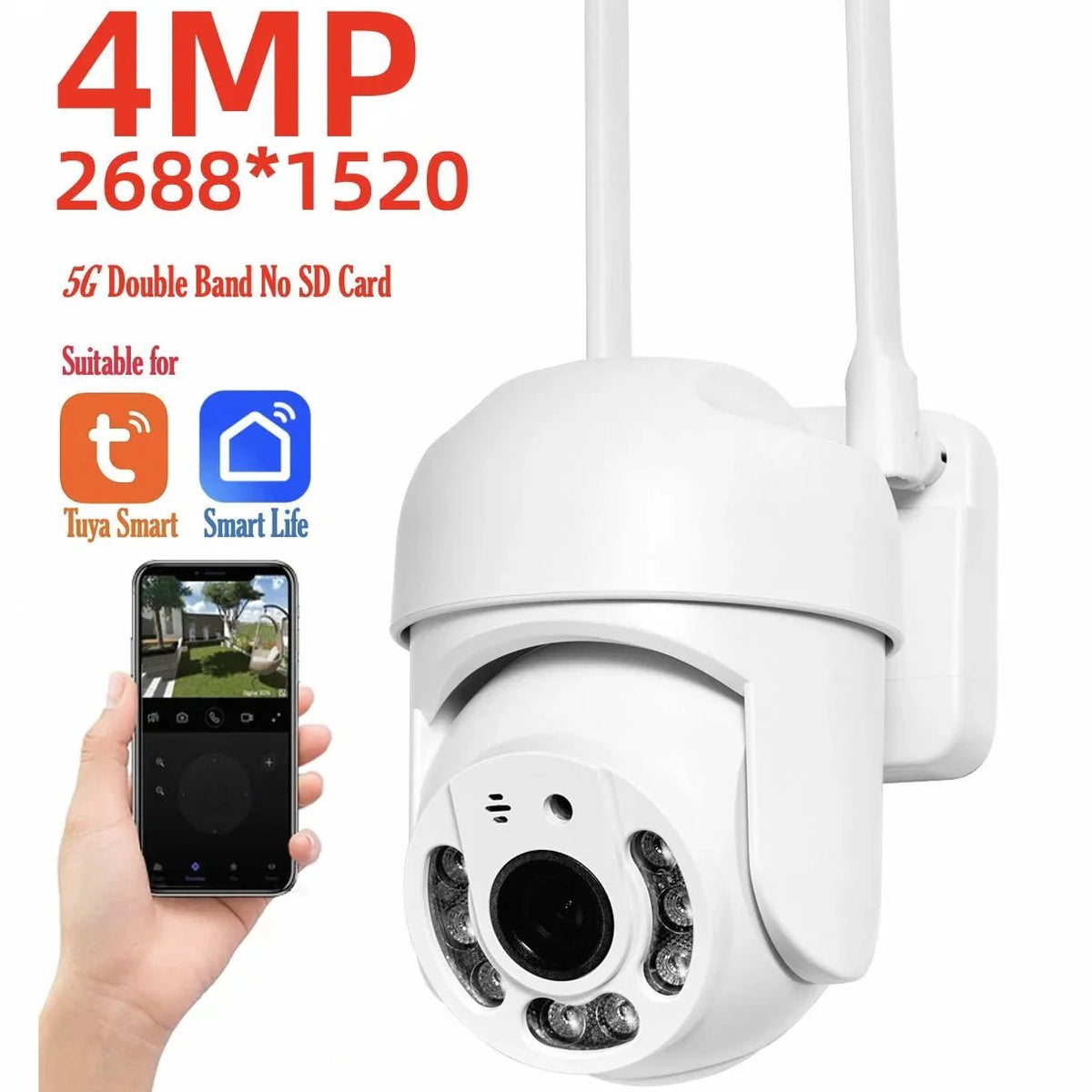 Smart Outdoor Surveillance Camera for Complete Home Protection - Enovarah