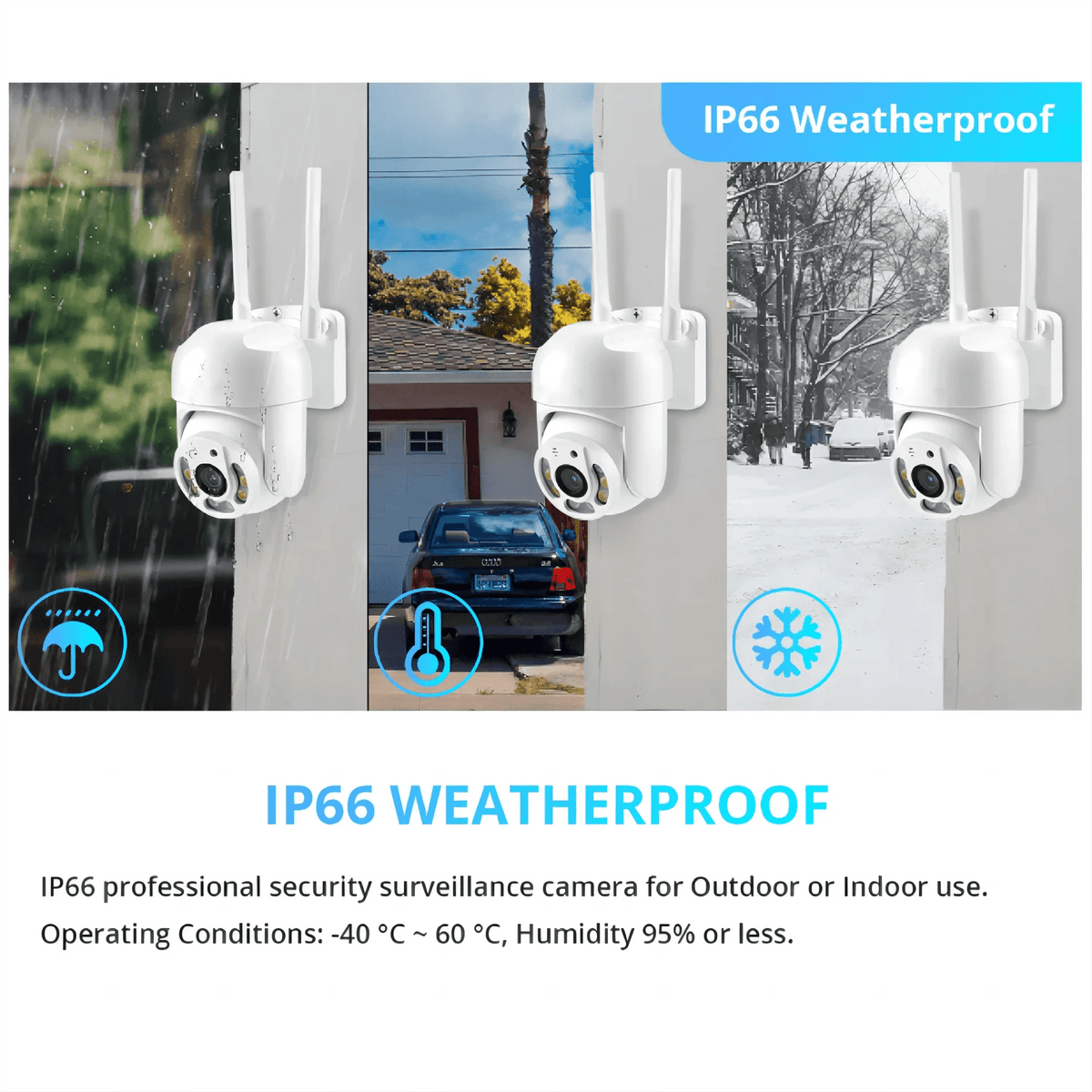 Smart Outdoor Surveillance Camera for Complete Home Protection - Enovarah