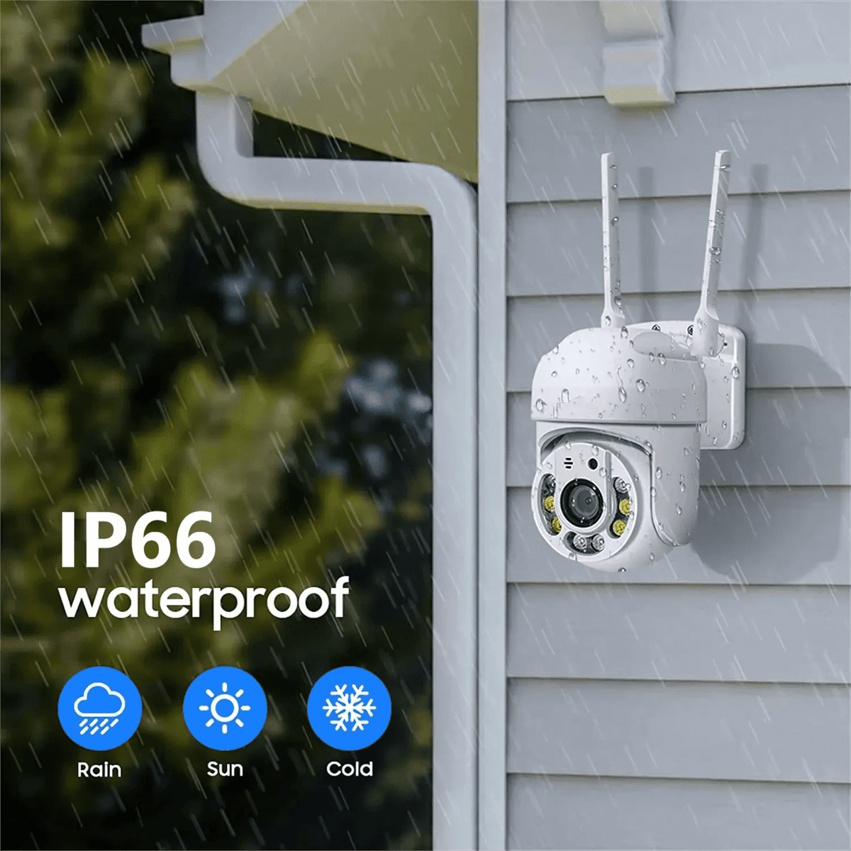 Smart Outdoor Surveillance Camera for Complete Home Protection - Enovarah