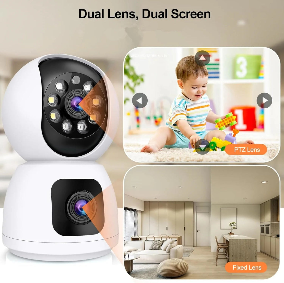 Smart PTZ Camera for Home Surveillance - Enovarah