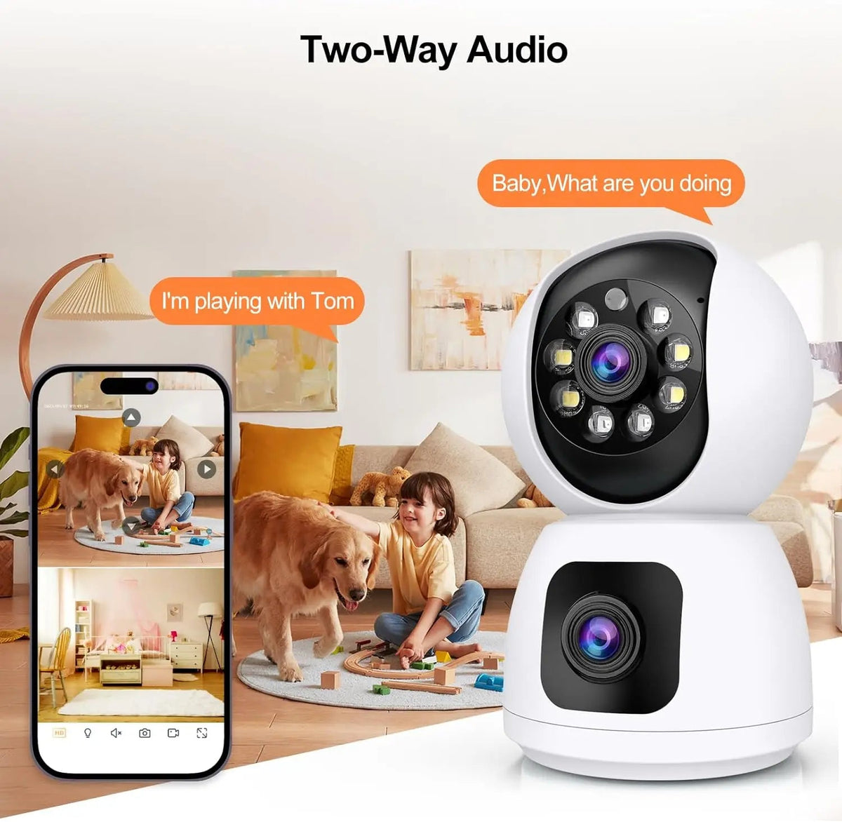 Smart PTZ Camera for Home Surveillance - Enovarah