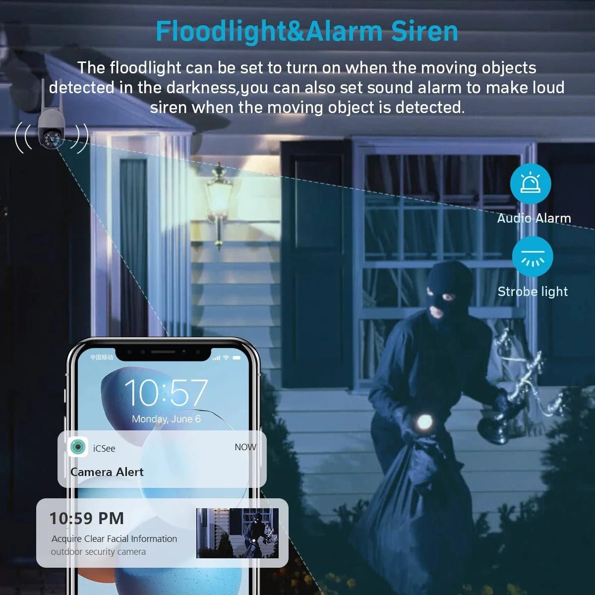 Smart PTZ Camera for Outdoor Security - Enovarah