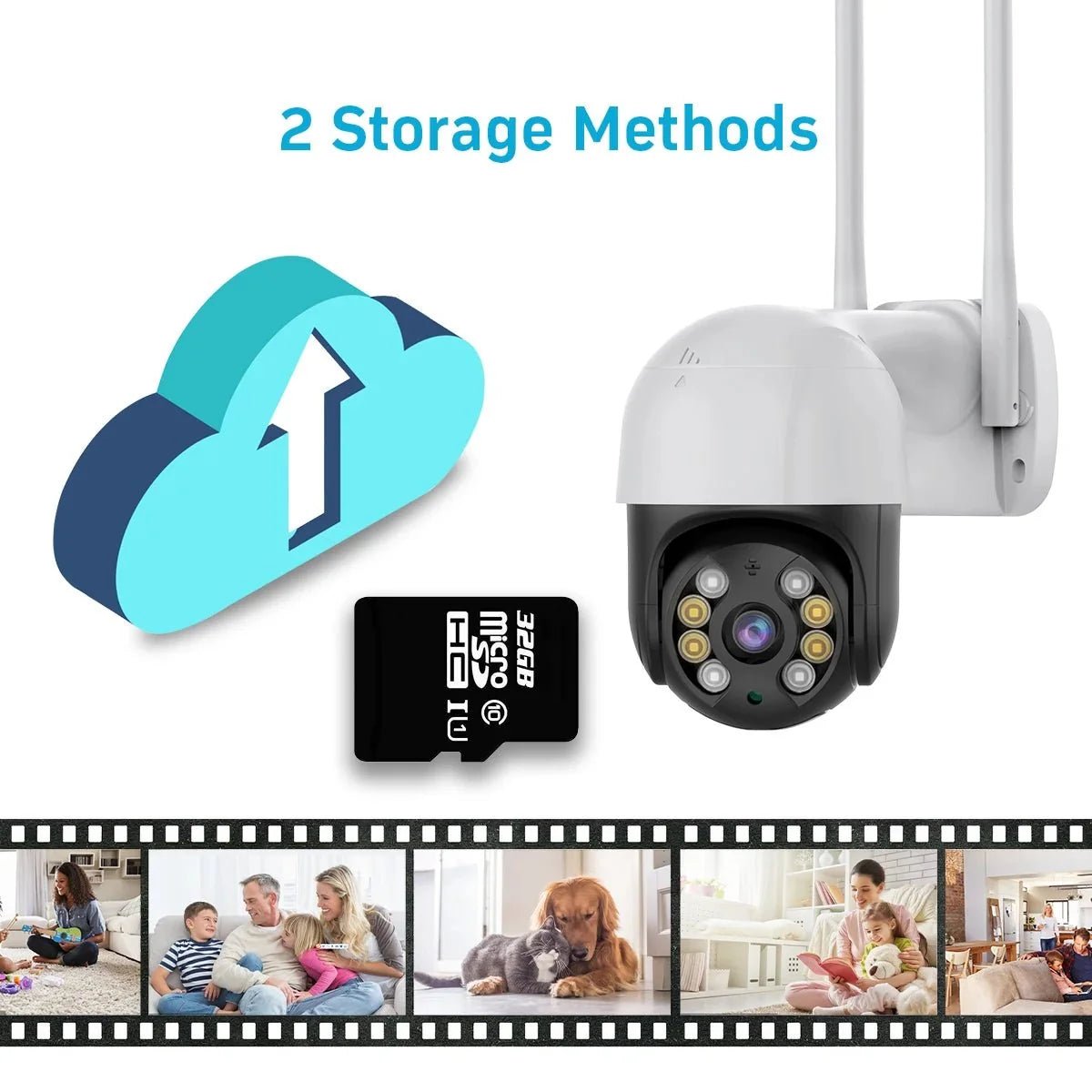 Smart PTZ Camera for Outdoor Security - Enovarah