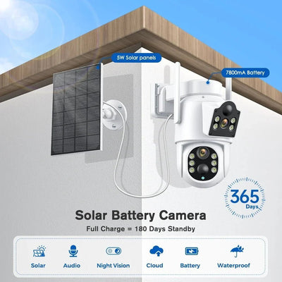 Smart Solar IP Camera for Home Security - Enovarah