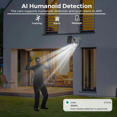 Smart Solar IP Camera for Home Security - Enovarah