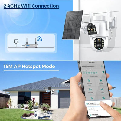 Smart Solar IP Camera for Home Security - Enovarah