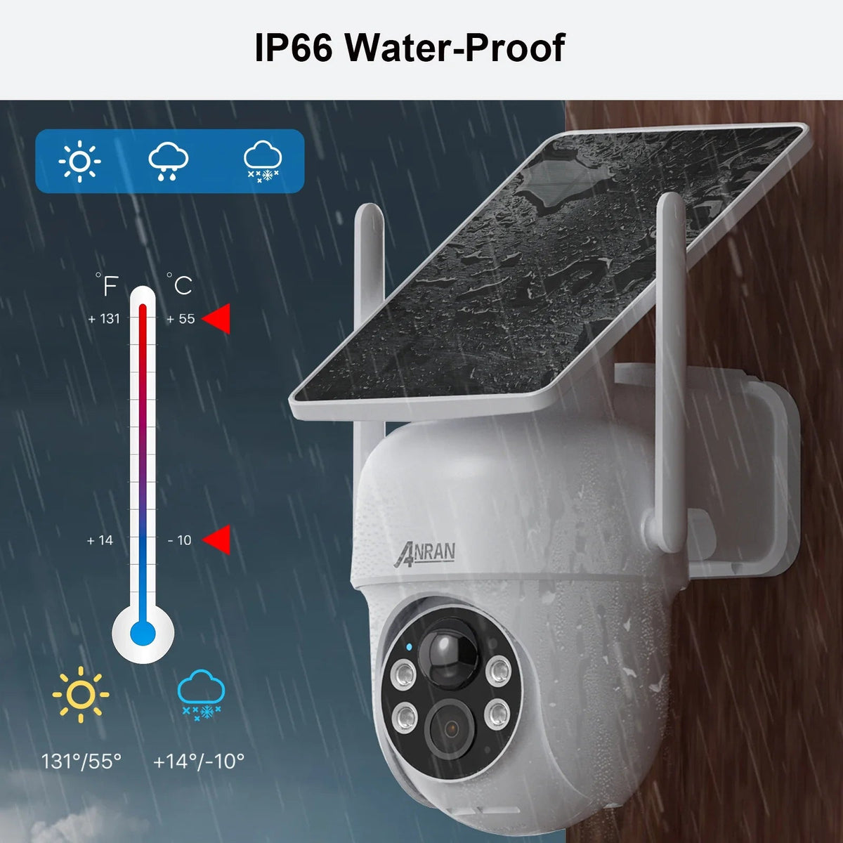 Smart Solar Outdoor Security Camera For Home Monitoring - Enovarah