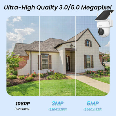 Smart Solar Outdoor Security Camera For Home Monitoring - Enovarah