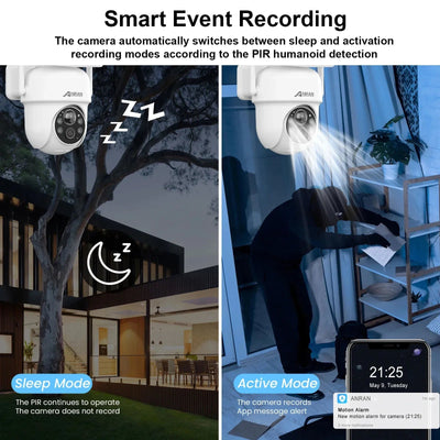 Smart Solar Outdoor Security Camera For Home Monitoring - Enovarah