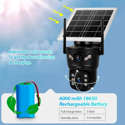 Smart Solar Security Camera for Homes - Enovarah