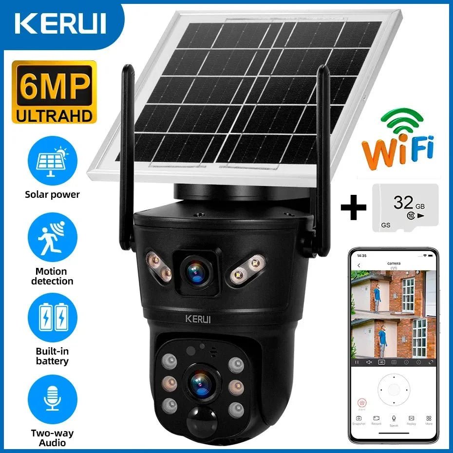 Smart Solar Security Camera for Homes - Enovarah