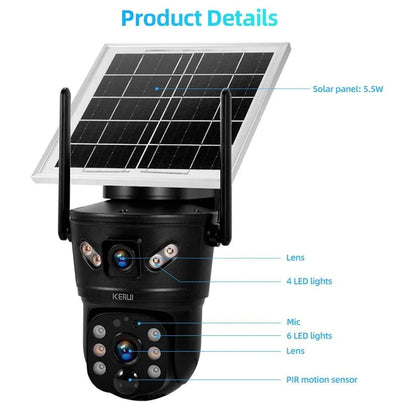 Smart Solar Security Camera for Homes - Enovarah