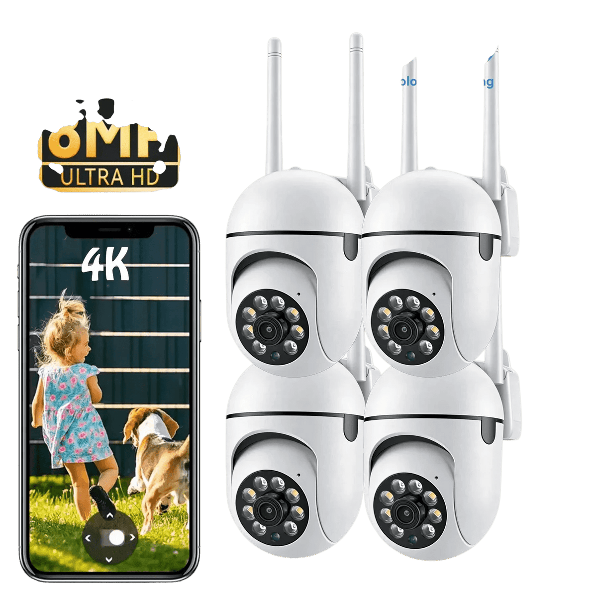 Smart Tracking Indoor Camera for Home - Enovarah