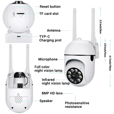 Smart Tracking Indoor Camera for Home - Enovarah