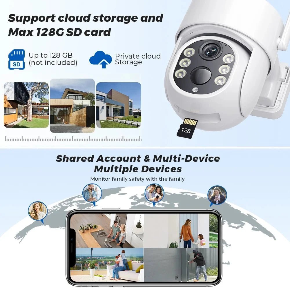 Solar Outdoor Camera for Home Security - Enovarah