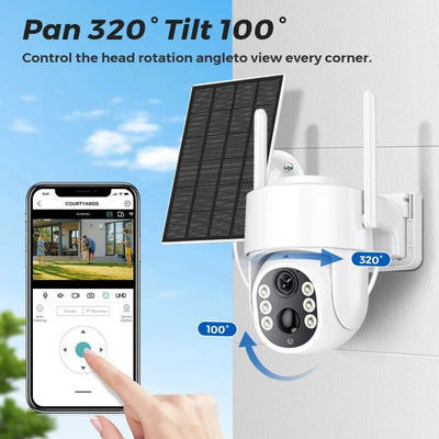 Solar Outdoor Camera for Home Security - Enovarah