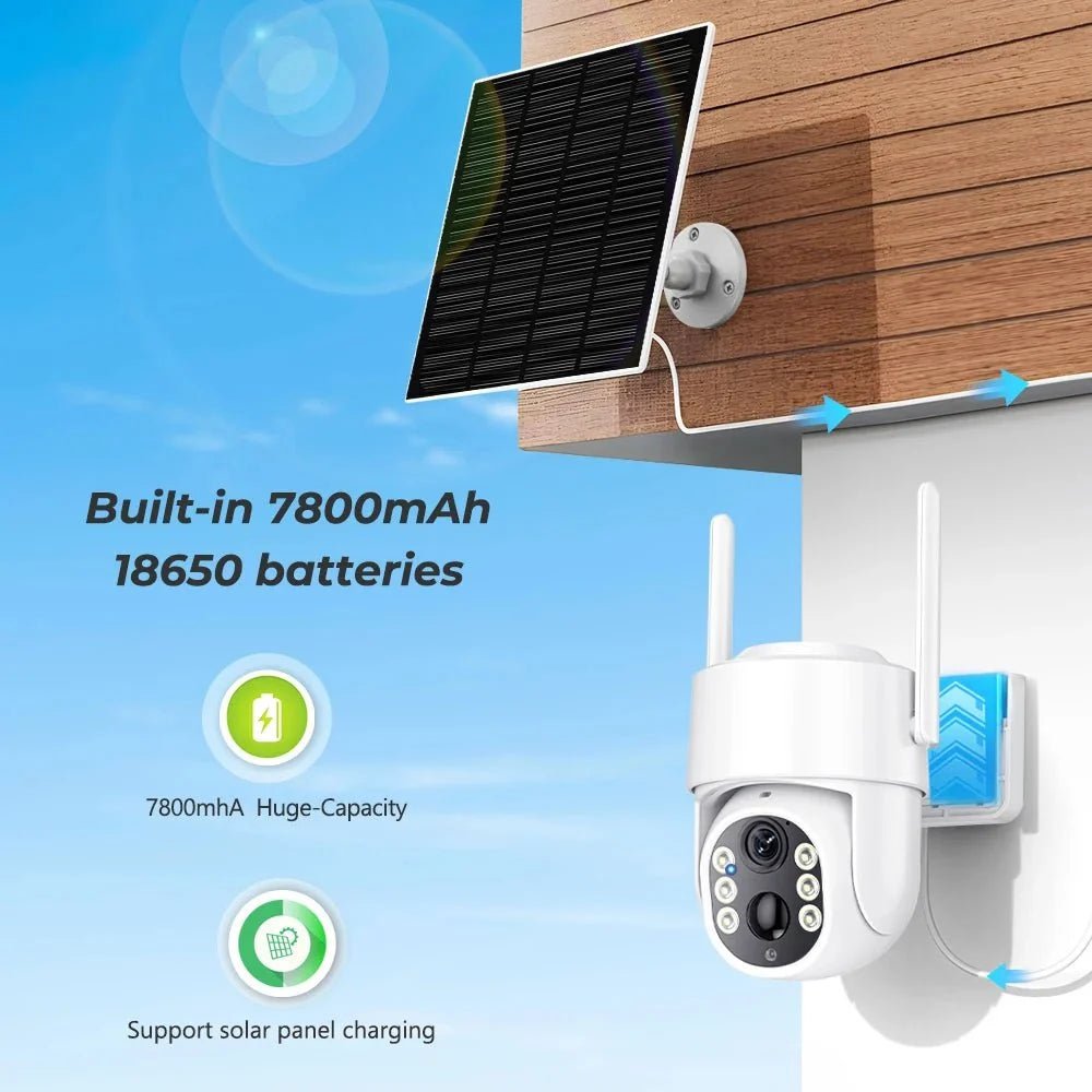 Solar Outdoor Camera for Home Security - Enovarah
