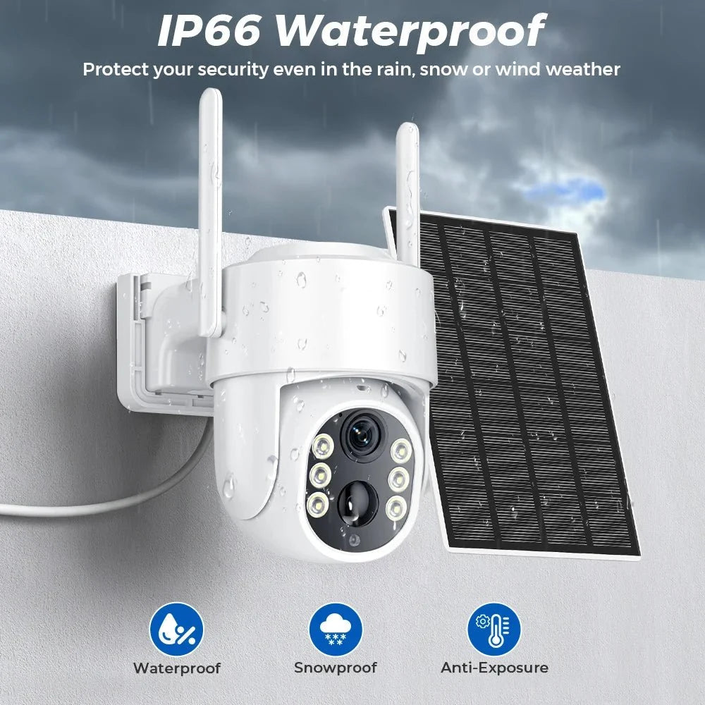 Solar Outdoor Camera for Home Security - Enovarah