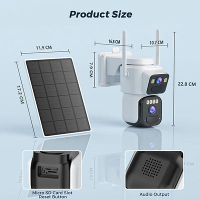 Solar Outdoor Security Camera for Homes - Enovarah