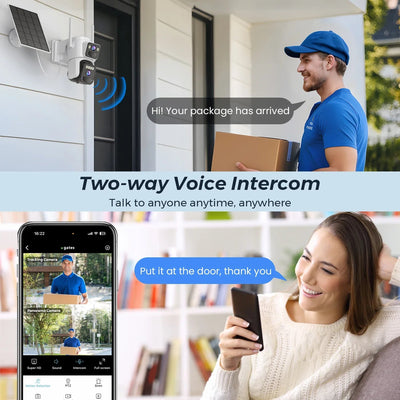 Solar Outdoor Security Camera for Homes - Enovarah