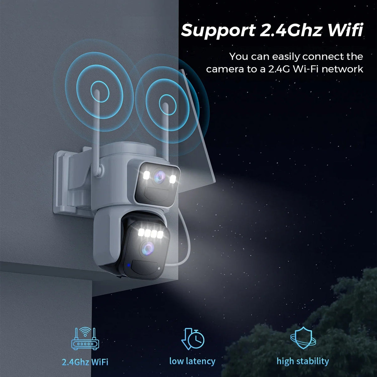 Solar Outdoor Security Camera for Homes - Enovarah