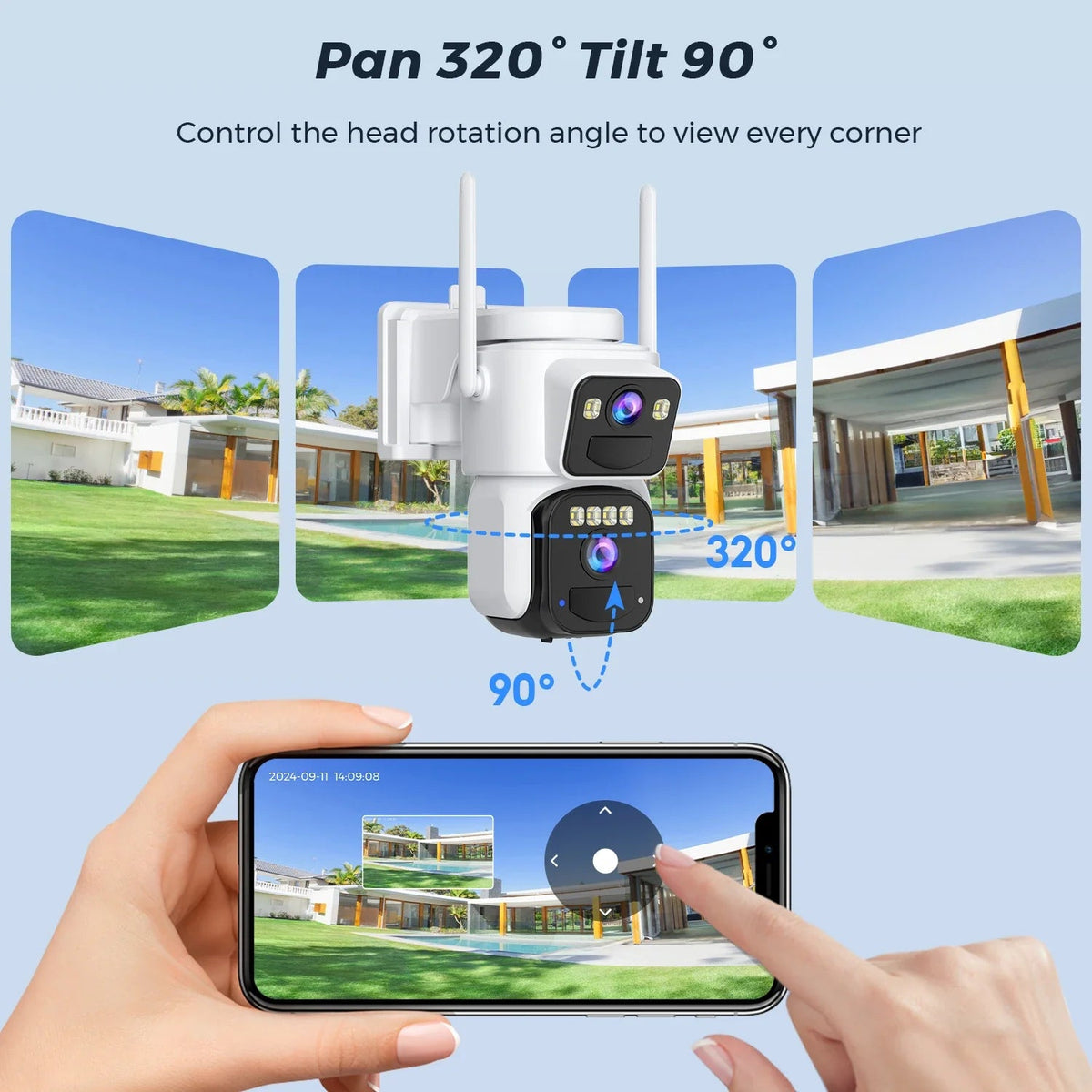 Solar Outdoor Security Camera for Homes - Enovarah