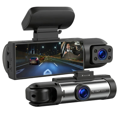 Dual Dash Cam Front And Cabin For Safety - stepyours.com