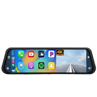 UHD Dash Cam Mirror for Safer Driving With CarPlay - stepyours.com