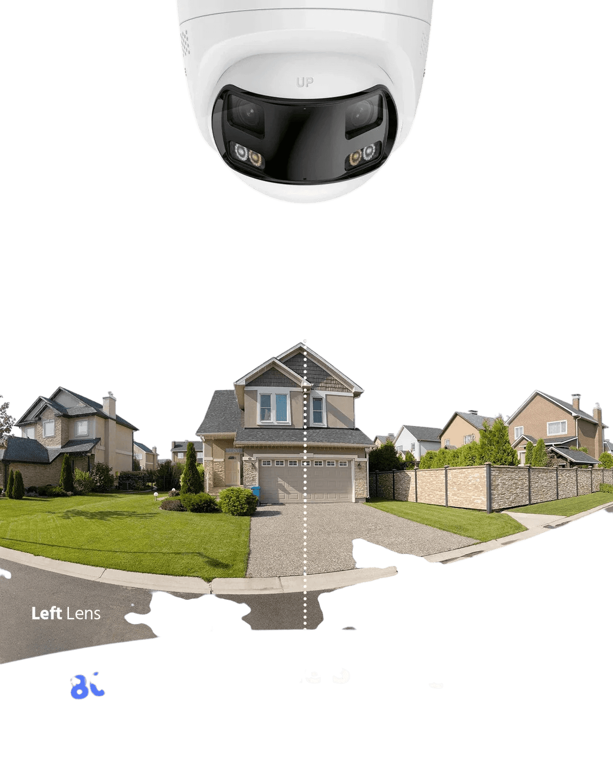Wide-View 4K Outdoor PoE Camera For Home - Enovarah