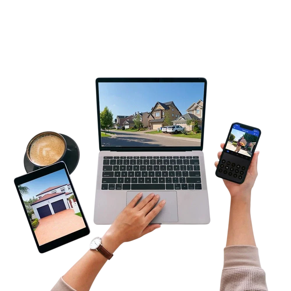 Wide-View 4K Outdoor PoE Camera For Home - Enovarah